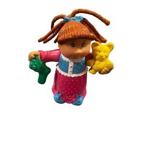Vintage Cabbage Patch Kids CPK Doll Mini Figures Figurines 1992 Girl Christmas